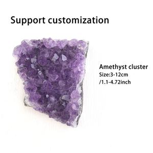 Vente en gros d'améthystes en forme de forme libre Spécimens minéraux pour la guérison Géode en cristal brut pour la décoration Cadeaux - Product Image 3