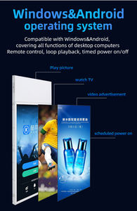 Écran d'affichage numérique double face ultra-fin pour vitrine, écran LCD publicitaire - Product Image 3