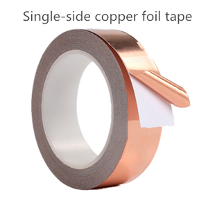 कस्टम एमी परिरक्षण गर्मी प्रतिरोधी तांबे टेप एकल पक्षीय चालनात्मक चिपकने वाला तांबे के पन्नी टेप इलेक्ट्रॉनिक्स विरोधी हस्तक्षेप - Product Image 5