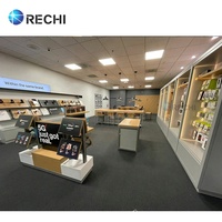 RECHI – présentoir en bois sur mesure pour magasin électronique, accessoire de téléphone portable, vitrine avec armoire, kiosque d'exposition de comptoir