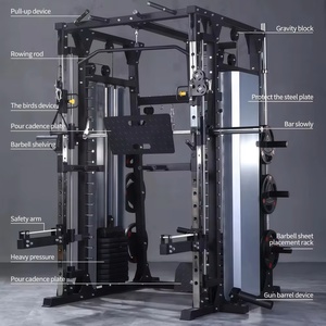 PINJIAN Macchina Smith Multifunzionale Unisex di Qualità Premium <span class=keywords><strong>per</strong></span> Allenamento Commerciale e Sollevamento Pesi - Product Image 4