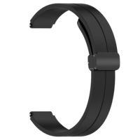 Bracelet de montre en silicone tressé élastique Trendybay, fermoir magnétique souple, bracelet de montre intelligent, remplacement pour Samsung Huawei Xiaomi