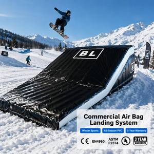 Coussin d'atterrissage gonflable commercial pour BMX, <span class=keywords><strong>VTT</strong></span>, FMX, skateboard, sports extrêmes, entraînement, CE EN4960 ASTM EN14960, respectueux de l'environnement, 500 kg - Product Image 4