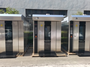 เตาอบลมร้อนแบบหมุน 32 ถาด พกพาได้ ใช้แก๊ส 380V สำหรับอุปกรณ์อบขนมปัง/เค้ก/ขนมอบ รับประกันหนึ่งปี เหมาะสำหรับโรงสีแป้งและร้านเบเกอรี่ - Product Image 2