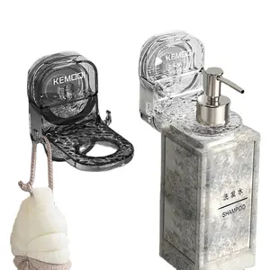 Практичный шампунь для ванной комнаты гель для душа держатель для бутылки настенная подставка на присоске подвесная супер присоска крюк полки