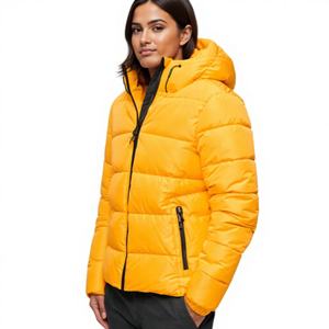 Chaqueta Acolchada Personalizada de Alta Calidad para Exteriores, Unisex, Otoño-Invierno, con Estampado Frontal, Impermeable y Transpirable, Venta al Por Mayor OEM - Product Image 1