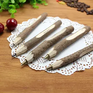 Wood Pen Wholesale Cheap Custom Logo Natural Wooden Eco-friendly Ballpoint Pen