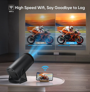 Máy Chiếu Di Động Nâng Cấp Mới Máy Chiếu Thông Minh Hy300 Quad-Core 2.4G + 5.5G Siêu Nhanh Kết Nối Không Dây 4K HD Wifi Máy Chiếu - Product Image 4