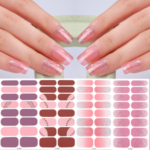 OEM ODM personnalisé meilleur prix simple frais lumineux design complet autocollants de film d'art pour ongles pour les femmes <span class=keywords><strong>manucure</strong></span> - Product Image 2