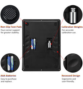 <span class=keywords><strong>Dr</strong></span>.Heng Dijital LCD Elektronik Mutfak Tartısı USB Şarj Edilebilir Pilli Paslanmaz Çelik Ağırlık Ölçer 5kg-15kg Kapasiteli - Product Image 5