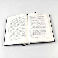 Carnet personnalisé à couverture rigide en tissu, reliure cousue, impression offset, pour chroniques historiques, avec logo personnalisé doré