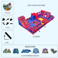 Parc gonflable Big Bounce, château gonflable, parc d'attractions pour enfants, jeux gonflables, aire de jeux gonflable pour enfants et adultes