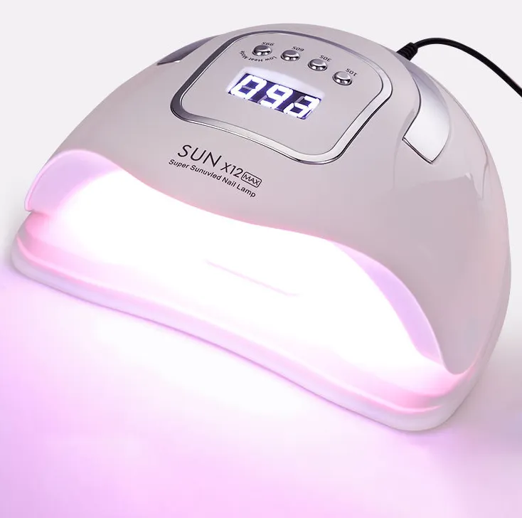 SUN X12 MAX vente chaude 280W 66 pièces LED Salon d'ongles Machine pour UV lampe sèche-ongles