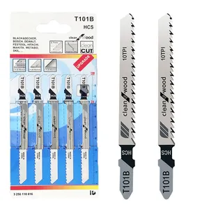 5 teile/satz HCS 10T Stichs äge blätter T101B für schnelles sauberes Schneiden 2,5mm Zahnlänge Stichs äge blätter 82*1,5mm Säge