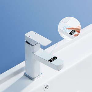 Phòng Tắm Kỹ Thuật Số Vòi Nước Kiểm Soát Nhiệt Độ Nhà Bếp Nóng Lạnh Nước Lưu Vực Vòi Nước Thông Minh Brass Mixer Vòi - Product Image 2