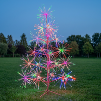 LED-Feuerwerk Weihnachtsbaum Riesige Landschaftsbeleuchtung für Außenbereich Hochzeits- & Heimdekoration mit Mehrfarbiger Beleuchtung