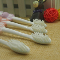Spazzolino da Denti per Adulti a Forma di Coniglietto con Manico Antiscivolo in PP/PS e Gomma Morbida Multicolore Misura Standard per Uso Domestico