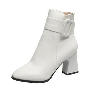 Up-0941r <span class=keywords><strong>Calzature</strong></span> da <span class=keywords><strong>Donna</strong></span> all'Ingrosso Stivali alla Caviglia con Tacco Alto e Grosso - Product Image 1