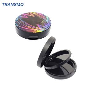 Estuche Compacto para Base de Maquillaje BB Cream, Envase Cosmético Vacío, Contenedor Redondo de Plástico con Espejo - Product Image 1