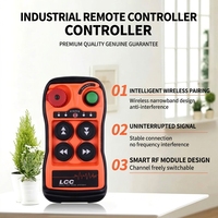 Control Remoto Inalámbrico Industrial Universal LCC Q400 de 4 Botones y Velocidad Única para Grúa de Plataforma Elevadora