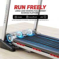 Haute qualité pas cher 3.0HP manuel Home Fitness tapis de marche électrique Machine de course tapis roulant
