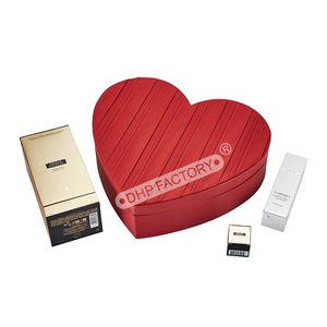 Caja de regalo con tapa y Base clásica de lujo para el Día de San Valentín, lazo de cinta con logotipo personalizado, cajas ciegas rígidas con forma de corazón de belleza romántica - Product Image 3