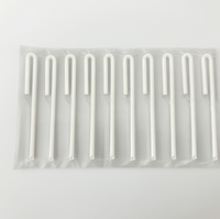 Paille en papier en forme de U jetable de qualité alimentaire écologique emballée individuellement paille à boire blanche pour boîte à lait de jus