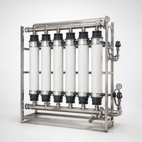Module de membrane d'ultrafiltration à fibres creuses, cartouche filtrante UF 5000L/heure, garantie 1 an pour la purification de l'eau potable
