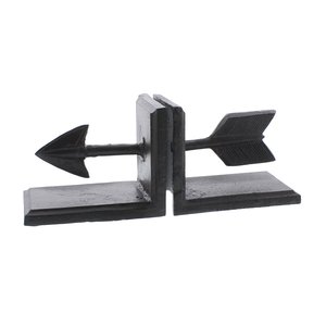 Elegante einzigartige Pfeil Gusseisen Buchs tützen ein Paar Pfeil Buchs tütze Sets Hand Finishing für Bücher ordner Buchhandlung Dekoration - Product Image 1