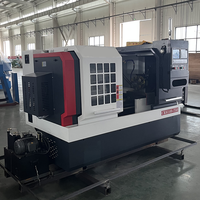 Tour à toupies CNC CK6140 avec contrôleur GSK980TDC, mandrin hydraulique en option, tourelle à 6 postes pour le traitement des pièces métalliques