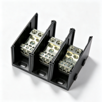 Borne de distribution d'alimentation de type américain série ATH-350, 350A 600V, connexion à vis, aluminium étamé, certifiée UL CUL