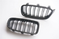 Calandre centrale en Fiber de carbone, Grille avant à Double couche de haute qualité pour BMW F30 F31 F35 2013 — 2018