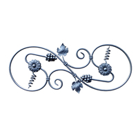 Rosetas Ornamentales de Hierro Forjado Hechas a Mano y Personalizadas para Balcón - Diseño Moderno y Contemporáneo, Superficie Antioxidante y Duradera