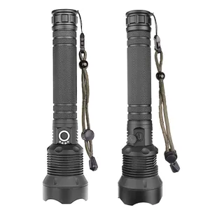 Hot Selling Water Resistant Rechargeable Flashlight Aluminum Alloy Outdoor P70 Tactical Super Bright LED Torch For Hiking