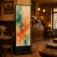 Affichage LED intérieur P1.86, luminosité 1500 cd, 4K HDR10, couleur pleine, 120 Hz, angle de vision 170°, CMS basé sur le cloud, RDM, publicité personnalisée