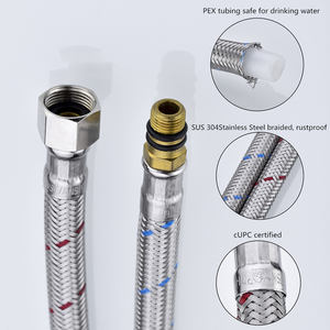 Robinet <span class=keywords><strong>de</strong></span> lavabo moderne en laiton noir et or, mitigeur <span class=keywords><strong>d</strong></span>'<span class=keywords><strong>eau</strong></span> chaude et froide pour salle <span class=keywords><strong>de</strong></span> bain - Product Image 4