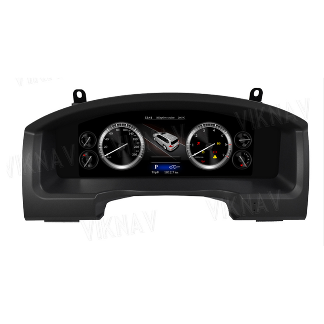 ViKNAV 12.3inch Car Instrument Cluster Replacement Linux Digital Gauge Screen for Toyota Prado 2016-2019