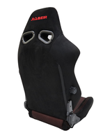 Cockpit de simulateur de course - Siège de course universel noir/rouge