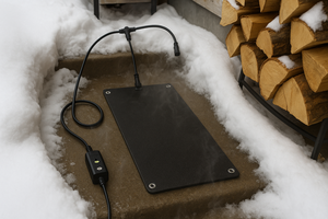 自動耐水性雪解けマットPVC電気暖房パッド220V速雪除去ドライブウェイ屋根バルコニー用 - Product Image 3