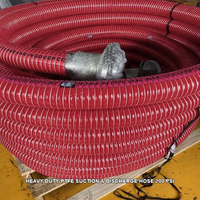 Tuyau d'aspiration et de refoulement en PTFE avec spirale en fil d'aluminium, tuyau composite chimique léger et flexible