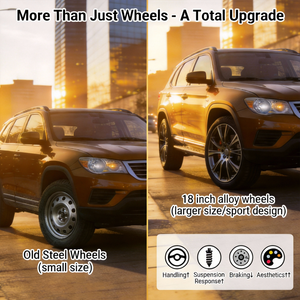 Rueda de Aleación Negra Brillante de 18 Pulgadas 5x112 ET35 para <span class=keywords><strong>Audi</strong></span> Q3 - Product Image 6