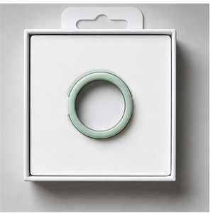 Funda de silicona con diseño de rombo color menta para Oura Ring 4 Gen 3, protector de silicona con logotipo personalizado, emblema de diamante, ajuste elegante para uso diario - Product Image 3