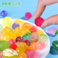 weij Simulación de micropaisaje, Casa de frutas luminosa, Accesorios decorativos DIY bonitos para bolsas sorpresa, Mini adornos pequeños
