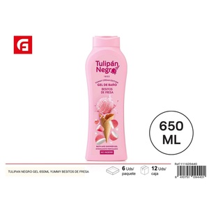 Gel doccia tulipano nero 650 ml deliziosi baci alla fragola-prodotti per la cura personale