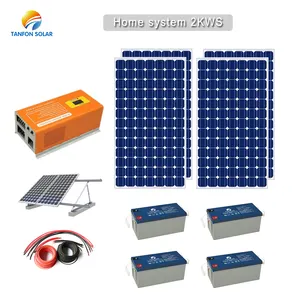 1KW 2KW 3KW 5KW Solar power system with solar battery, 3KW 5KW solar power system drawing connection, solar power for your home