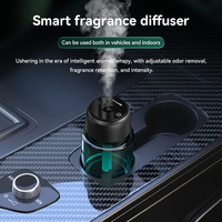 Diffuseur d'huiles essentielles pour voiture sans eau, nouvelle conception, démarrage automatique intelligent, machine à arôme, éclairage de projection étoilée
