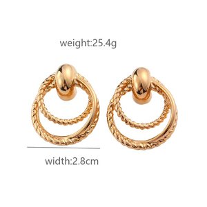 Custom <b>Gold</b> Plated Stainless Steel Women Fashion Jewelry <b>Set</b> for Women Stainless Steel Design <b>Earrings</b> - Product Image 2