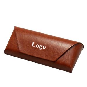 Custom Logo Screen Printed Rectangle PU Leather Sunglasses & <b>Glasses</b> <b>Case</b> Mix Color Household Use OEM Available 24 Hours Service - Product Image 1