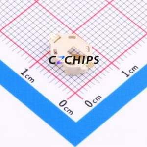 BS-621-B4AA001-R Button & Strip Battery Connector SMD Connector Battery Holder CR621 Phosphor Bronze Gold - Product Image 2