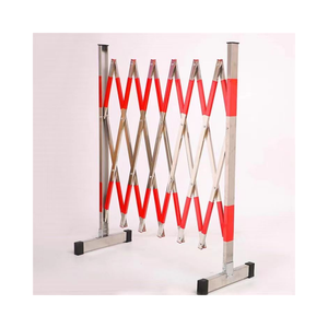 Barrera de Seguridad Móvil de Acero Inoxidable, Valla Plegable para Construcción, Barrera de Tráfico Duradera para Seguridad Vial, Equipo de Seguridad - Product Image 3